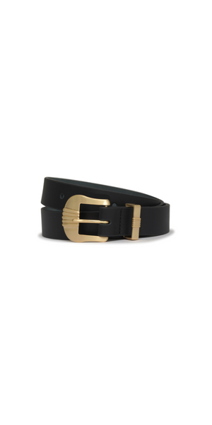 Waylon Belt | Black and Silver + Black and Gold-Sea Biscuit Del Mar
